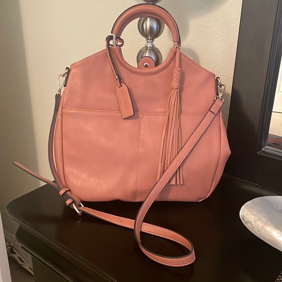 Sole Society Handbags - Pale Pink Sole/Society Handbag Adjustable Shoulder Crossbody